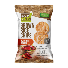  Rice Up barna rizs chips csípős chili ízű 60 g reform élelmiszer