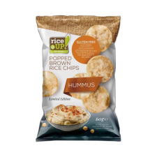 Rice Up barna rizs chips hummus 60g előétel és snack