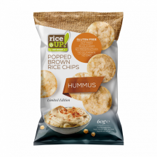 Rice Up barna rizs chips humusz ízű 60 g előétel és snack