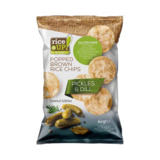 Rice Up barna rizs chips uborkás 60g előétel és snack