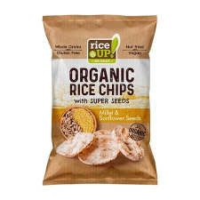 Rice Up Barnarizs chips, 25 g,  "Bio", kölessel és napraforgóval biokészítmény
