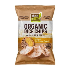 Rice Up Barnarizs chips, 25 g, "Bio", kölessel és napraforgóval biokészítmény