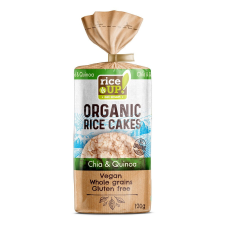 Rice Up bio szelet chia mag&quinoa 120 g (Gluténmentes) csokoládé és édesség