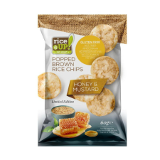 Rice Up chips mézes-mustáros ízű 60 g (Gluténmentes) előétel és snack