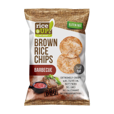 Rice Up Rice Up barna rizs chips barbecue ízű 60 g reform élelmiszer
