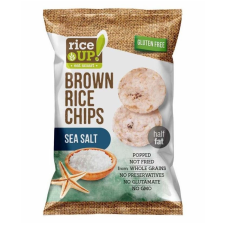 Rice Up Rice Up Barna rizs chips tengeri sós 60 g reform élelmiszer