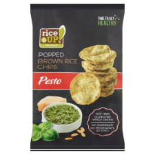  RiceUp! Eat Smart teljes kiőrlésű barna rizs chips pesto ízesítéssel 60 g előétel és snack