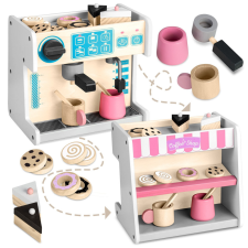  Ricokids 785101 kávéfőző cukrászgéppel, fehér konyhakészlet