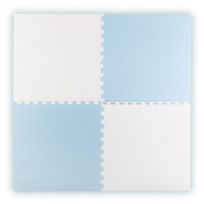 Ricokids nagy habszivacs kirakószőnyeg 60x60 cm 4 db kék-fehér játszószőnyeg