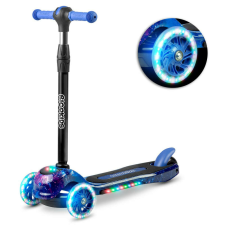 Ricokids Piko háromkerekű roller fekete és kék roller