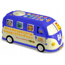 Ricokids RK-741 oktató busz játék hangokkal és kockákkal - Kék készségfejlesztő