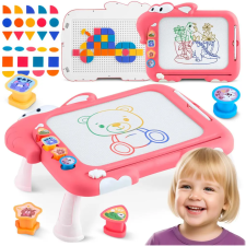 Ricokids Znikopis mágneses táblás puzzle asztal gyerekeknek tangram Ricokids RK-823 kreatív és készségfejlesztő