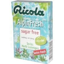  RICOLA CUKOR ALPIN FRESH CM. reform élelmiszer