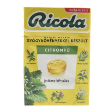  RICOLA CUKOR CITROMFŰ CUKORMENTES 40G csokoládé és édesség