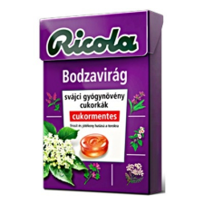  Ricola cukorka bodzavirág 40 g reform élelmiszer