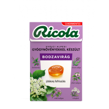  Ricola cukorka bodzavirág 40 g csokoládé és édesség
