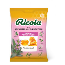 Ricola cukorka mézes-zsályás zacskós 75 g csokoládé és édesség