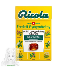  Ricola Original Herb gyógynövényes cukorka 40g csokoládé és édesség