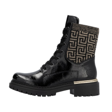 Rieker 72607 00 sikkes női bokacsizma