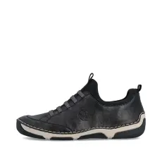 Rieker Rieker 55952 00 kényelmes bebújós női slip-on félcipő