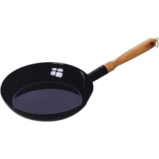 Riess Zománcozott serpenyő, Riess 20 cm, fa markolat edény