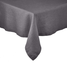RIGA lenvászon asztalterítő, antracit szürke 250x160 cm lakástextília