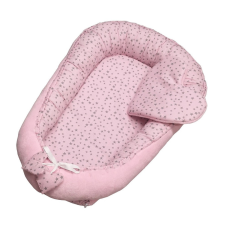 Rikidor Wellsoft Babafészek vízhatlan szivacsbetéttel - Rózsaszín apró csillagos babafészek