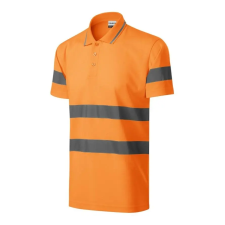 Rimeck 2V9 HV Runway galléros unisex póló fluoreszkáló narancssárga színben férfi póló