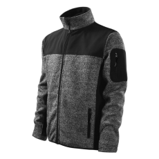 Rimeck 550 Casual férfi softshell kabát kötött melanzs szürke színben