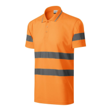 Rimeck HV Runway galléros póló unisex fluoreszkáló narancssárga XL