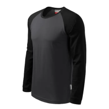Rimeck Street LS póló unisex ébenszürke S munkaruha