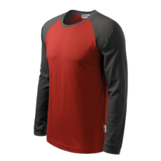 Rimeck Street LS póló unisex marlboro piros 4XL