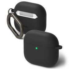 Ringke AirPods 4 fedél - Ringke szilikon - fekete fülhallgató, fejhallgató tok