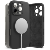 Ringke Apple iPhone 16 Pro Max, Szilikon tok, mikrofiber belső, közepesen ütésálló, Magsafe kompatibilis, Ringke Silicone Magnetic, fekete