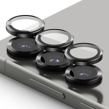 Ringke Fényképezőgép film Samsung Galaxy S25-höz - Ringke kameralencse keretüveg - fekete mobiltelefon kellék