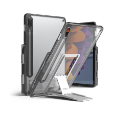 Ringke Fusion Combo Kiemelkedő kemény telefontok TPU tok Samsung Galaxy Tab S7 11 &#039;&#039; + öntapadó összecsukható állvány szürke (FC475R40) tablet tok
