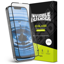Ringke iPhone 13/13 Pro kijelzővédő üveg Invisible Defender ID Edzett üveg, Fekete mobiltelefon kellék