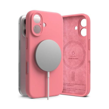Ringke iPhone 16 Tok - Szilikon Mágneses Rózsaszín tok és táska
