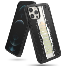 Ringke Telefontok iPhone 12 - Ringke Fusion X Routine - mintás ütésálló hátlap tok tok és táska