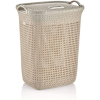 Rio Szennyestartó kötött mintás 52L – 43,9×35,7×52,9 cm Bézs
