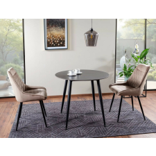  Rion 90 Kerek Kerámia Étkezőasztal Matt Fekete bútor