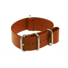 RIOS1931 RIOS Nato Athens bőr óraszíj, konyakbarna, 18/18mm óraszíj