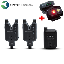 RIPPTON - BiteKeeper Pro kapásjelző+Ajándék StellarLight fejlámpa - Fekete 2+1 kapásjelző