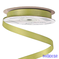  Ripsz szalag 10mm x 20m - Mohazöld dekorációs kellék