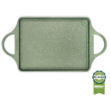 Risoli Dr. Green Servigrill grilllap 46×24 cm – zöld kő felülettel edény