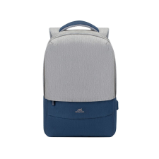 RivaCase 7562 Anti-theft Laptop backpack 15.6" / 6  Grey/Dark blue (4260403578292) számítógéptáska