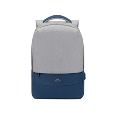 RivaCase 7562 Anti-theft Laptop Backpack 15,6" Grey/Dark Blue (4260403578292) számítógéptáska