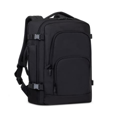 RivaCase Notebook hátizsák, 17,3, ECO, RIVACASE 8461 Tegel Travel, fekete (NTRTE8461B) számítógéptáska