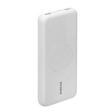 RivaCase Rivapower VA2601 10000mAh Powerbank vezeték nélküli töltés funkcióval fehér (4260709011615) (4260709011615) power bank