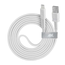 RivaCase USB kábel, USB-microUSB, 1,2m, RIVACASE "PS6000", fehér kábel és adapter